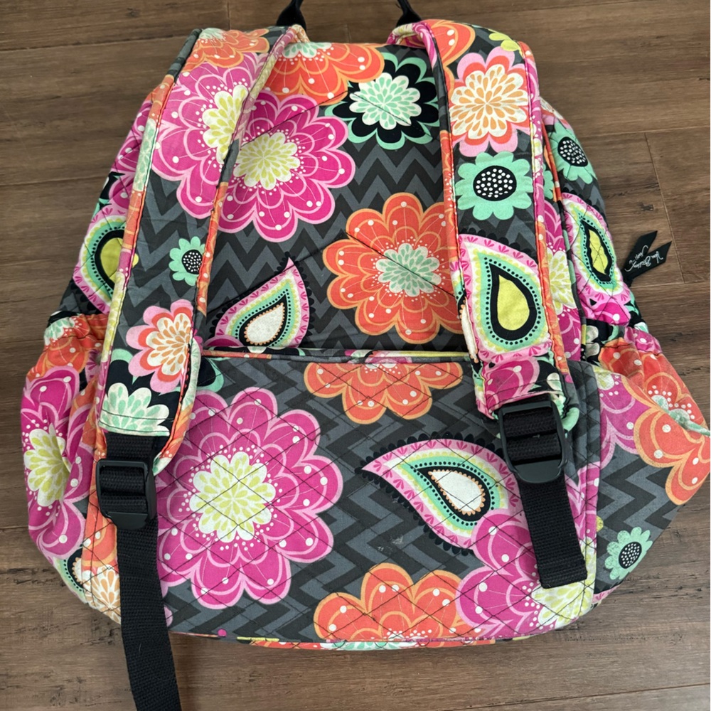 Vera Bradley Pink Patterned Backpack - image 2